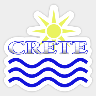 CRETE-Sun Water+Text Sticker